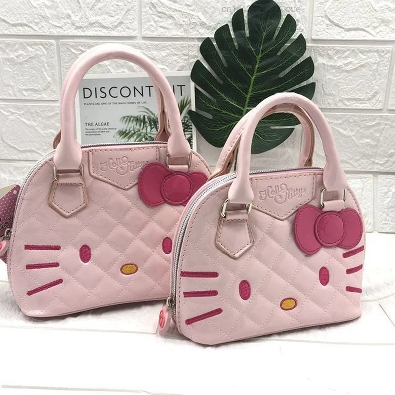 

Kawaii Hello Kittyed Shoulder Hand Bag Women Lady Girl Party Cartoon Luxury Fashion Crossbody Messenger Bag Children Bags Tote