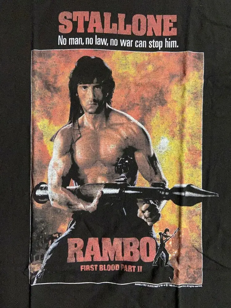Футболка Rambo First Blood Part 2 размер XL Sylvester