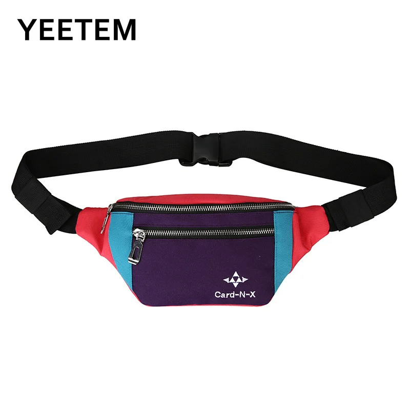 

Chest Bag For Men Waist Bag Canvas Pack Boy Street Cross Body Pack Casual Travel Bags Hip Hop Shoulder Pack