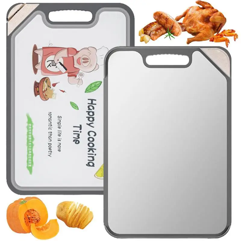 

Meat Cutting Board Large Food Chopping Board With Easy Grip Handle Kitchen Chopping Board For Meat Cheese Fruit Heavy Duty