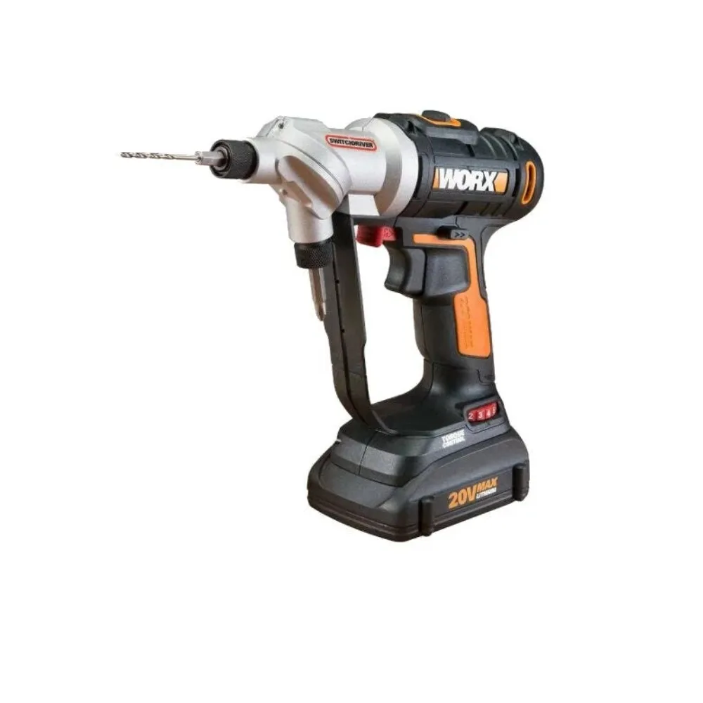 

Worx WX176L.8 20V Power Share Switchdriver 2.0Ah 2-in-1 Cordless Drill & Driver (2.0Ah) power tools