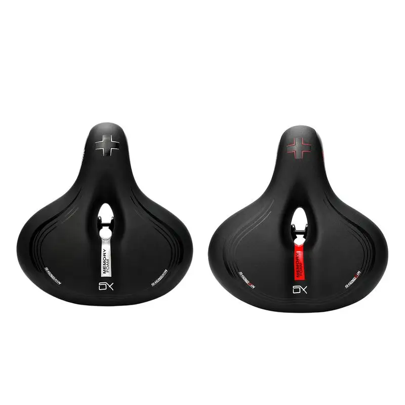 

Подушка на сиденье велосипеда широкие Мягкие Универсальные велосипедные сиденья для быстрой замены кожаные поролоновые сиденья с несколь...