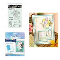 a special bouquet metal cutting dies stamps scrapbook diary decoration embossing template diy greeting card handmade new arrival