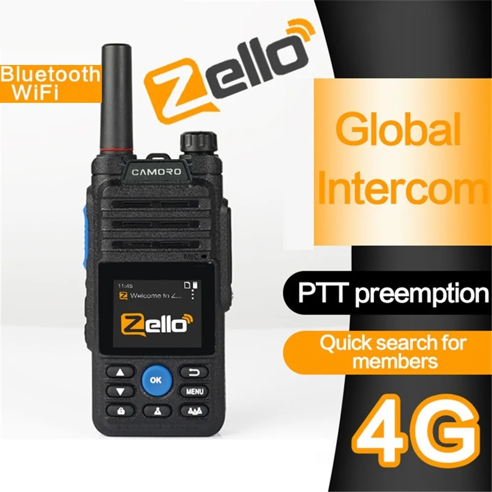Zello POC радиостанция дальнего действия 4G Gps Wifi мобильный телефон Любительская Android