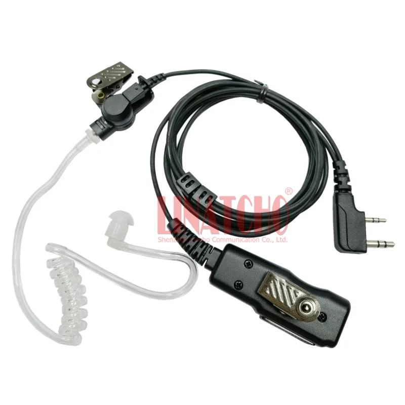 Фото Двусторонняя радиосвязь UV-5R TK-3107 TK-378G 2-контактные наушники с воздушной трубкой акустического излучения №3