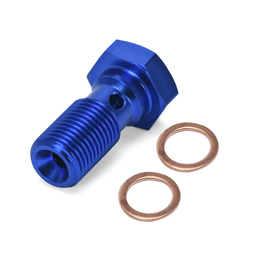 

22 мм M10*1,25 M10*1 AN3 1/8NPT банджо болты главный тормозной цилиндр винт тормозного шланга суппорт болт гидравлическая муфта мотоцикла