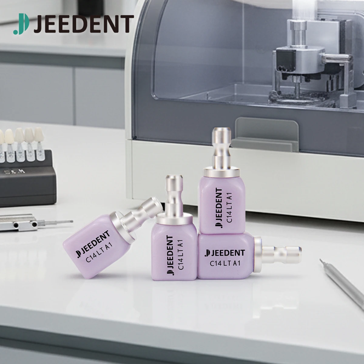 JEEDENT 20 шт. C14 Sirona Lithium Disilicate Block HTLT - Эстетическая реставрация для зубных коронок и виниров (art.: 3920d82f00540) - 3920d82f00540