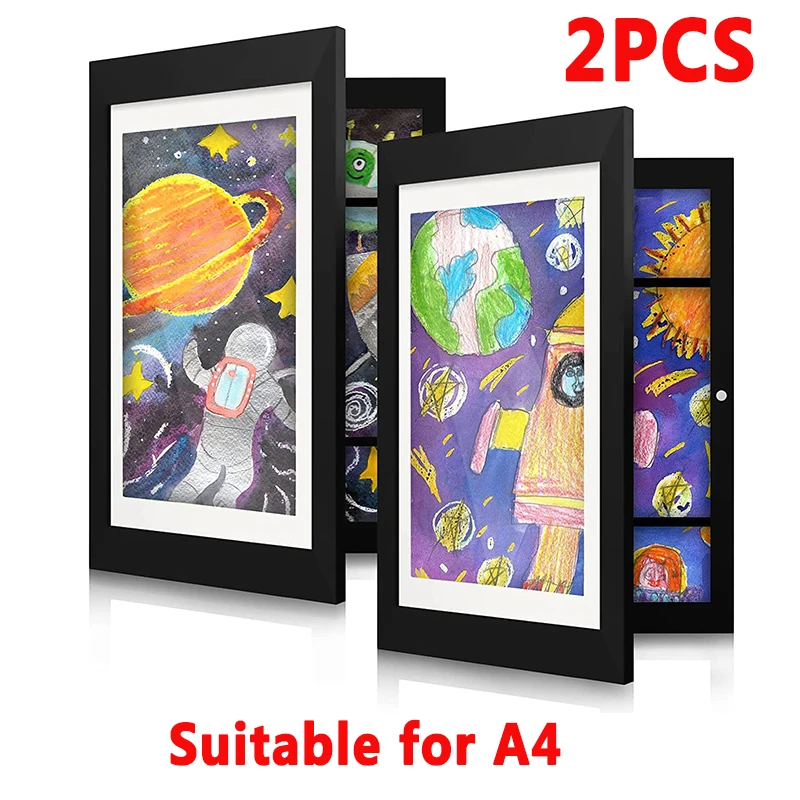 

Картины для рисования, Детские сменные рамки для фотографий, деревянная открывающаяся рамка, художественное оформление, фронтальная картина 150