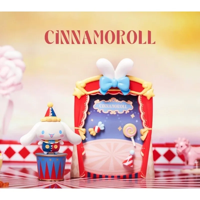 Sanrio Circus Series магнитные строительные блоки Kuromi Hello Kitty My Melody Cinnamroll мультяшная модель