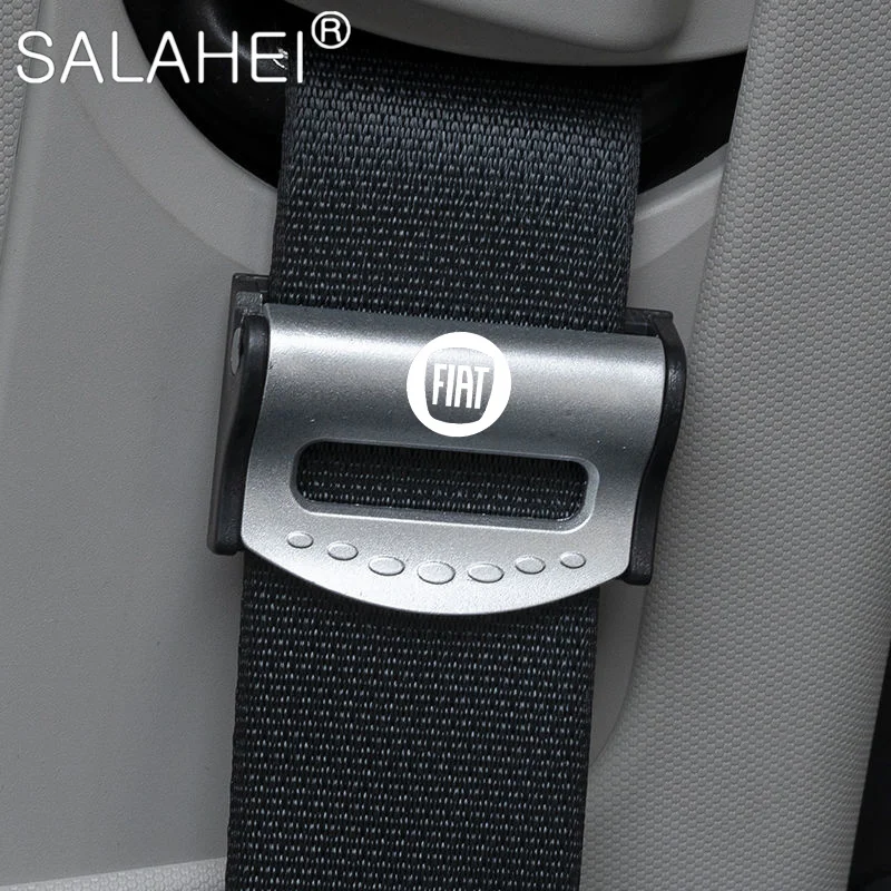 

2Pc Car Safety Belt Anchors Adjustment Clip For Fiat Viaggio Abarth Punto 124 125 500 Panda Bravo Auto Seat Interior Accessories