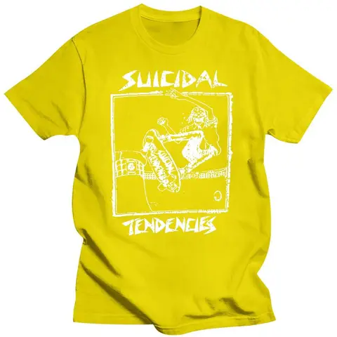 Camiseta de edition limitada para hombre, camisa de tenum suicida, SKATER, SKATER, Dogtown, Punk, 2019