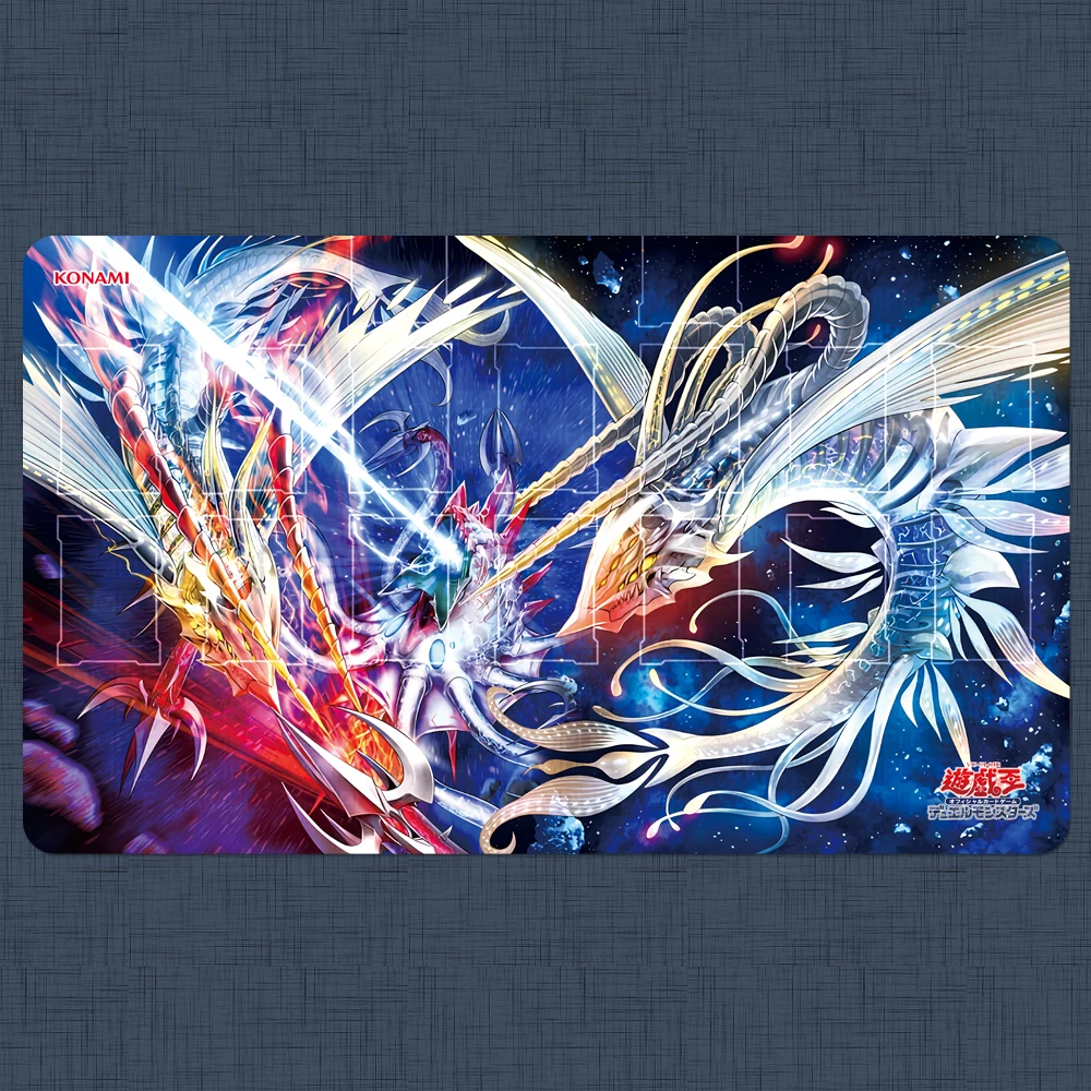 

Yugioh Playmat Askaan, the Bicorned Ghoti & Ghoti Fury Card Games Playmats TCG OGC CCG Yu-Gi-Oh Mat-D177