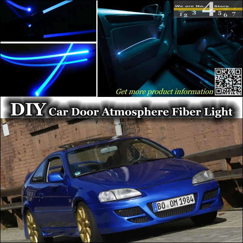

interior Ambient Light Tuning Atmosphere Fiber Optic Band Lights For TOYOTA Paseo Inside Door Panel illumination Not EL light