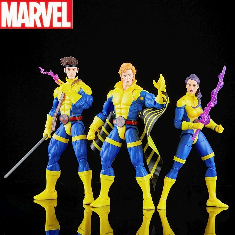 

Оригинальный аниме Marvel Legends X-men Comics Gambit Banshee Psylocke 6 дюймов, Набор фигурок в стиле ретро, игрушка, подарок для детей, Коллекционирование