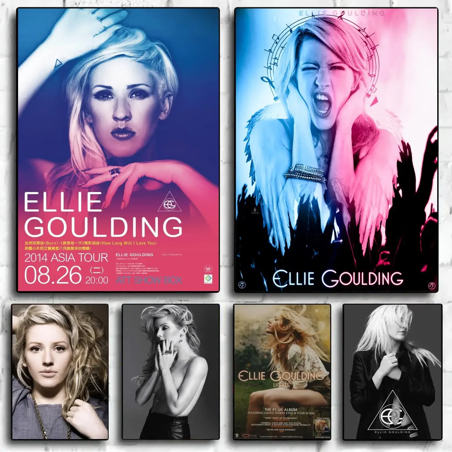 Ellie Goulding Индия Электронное Техническое Произведение Искусства Настраиваемый