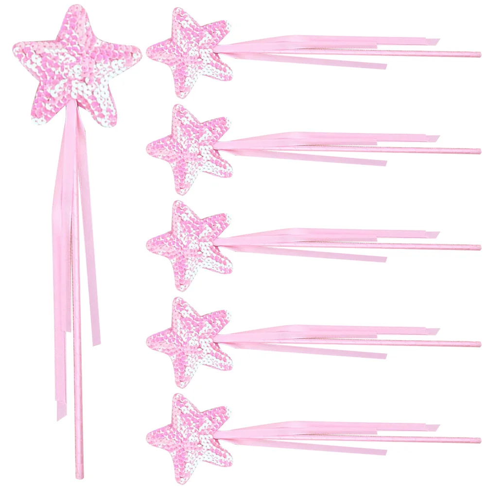 

6 шт., детские игрушки принцессы с блестками