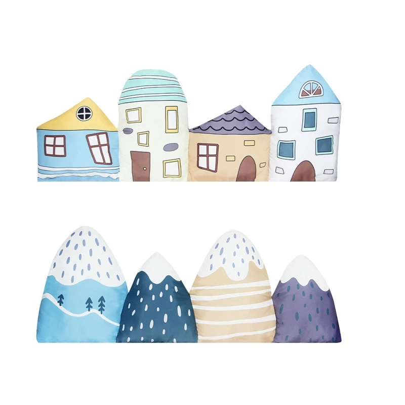 

Baby Bumper Bed Cartoon Cushion Bumper for Infant Crib Protector Cot G2AE