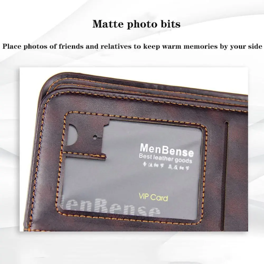 Short High Quality Pocket Clutch Money Bag Black Brown Gift Coin Purse Men Wallets Card Holders Male Purse