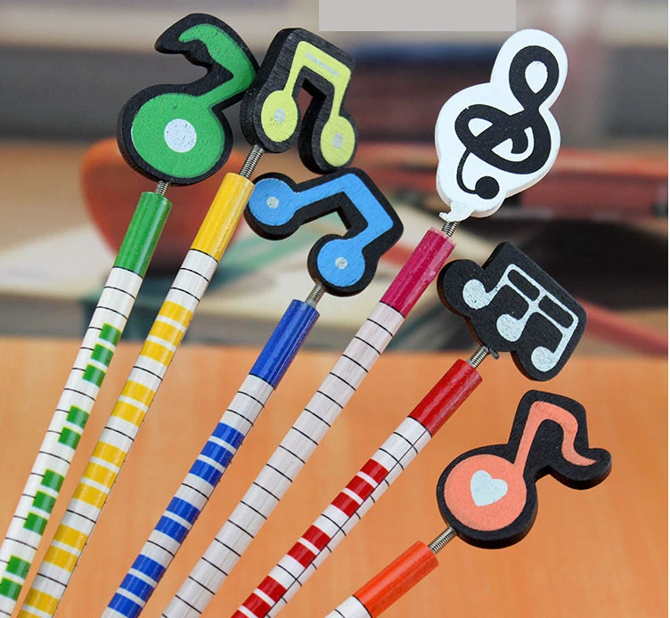 

6 штук деревянных музыкальных карандашей Lytwtw 2B