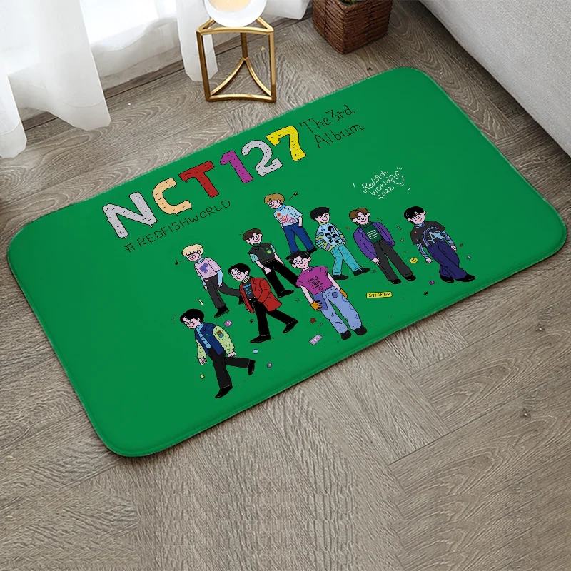 Nct127 Настраиваемый Домашний Коврик Для Ног Молитвы Ванной Комнаты Современный