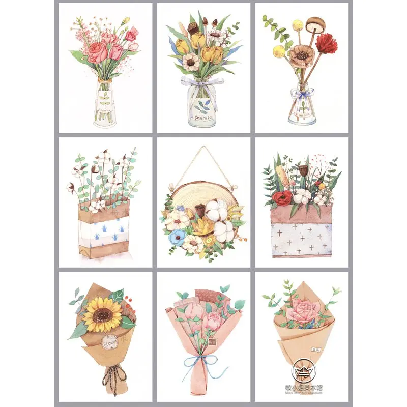 Tanie Kwiat Baohong 100% Bawełna 300g Profesjonalny Papier Do Malowania Akwarelowego Tutorial Malowane Szkic Kolorowanki Papier Sztuka Dostaw