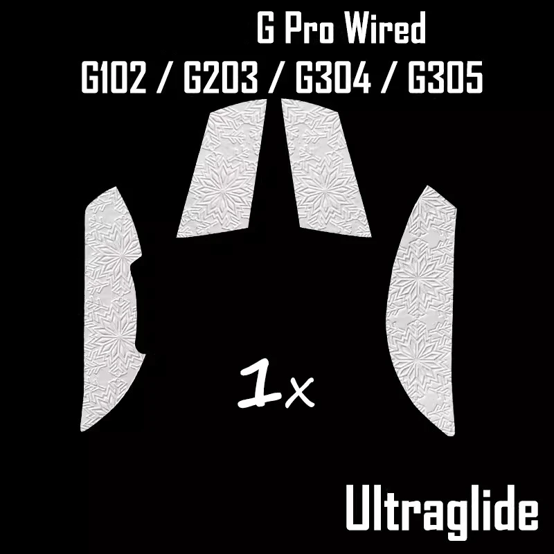 1 комплект противоскользящей наклейки для ультразведной мыши Logitech G pro Wired G102 G203 G304