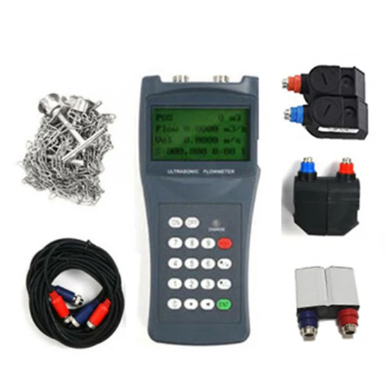 

TDS-100H-S2+M2+L2 Ultrasonic Liquid Flowmeters Water Flow Meter with DN15-6000mm Clamp on Sensor S2 M2 L2 3 Pair Transducer