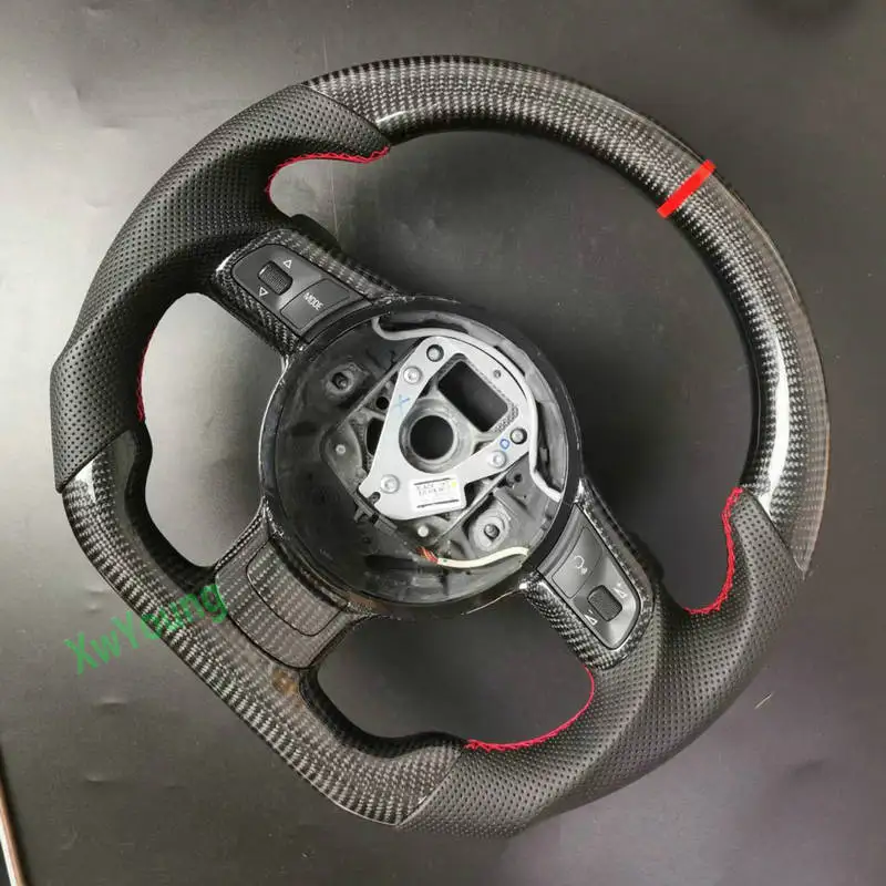 Для Audi TT R8 A38P 2008-2012 индивидуальное 100% натуральное углеродное волокно кожаное