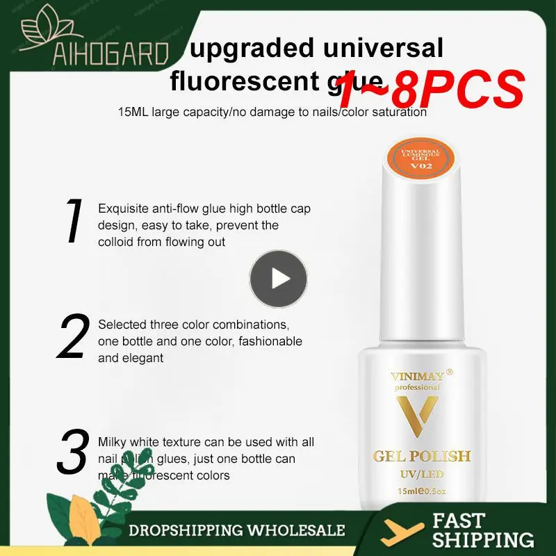 

1-8 шт., Гель-лак для ногтей, 15 мл