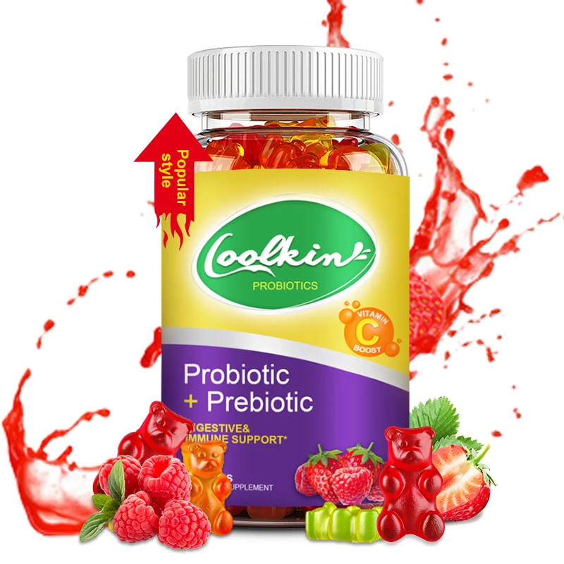 

Ежедневные пробиотики для мужчин и женщин, вкус ягод, естественный ежедневный пробиотик + Prebiotics для пищеварения