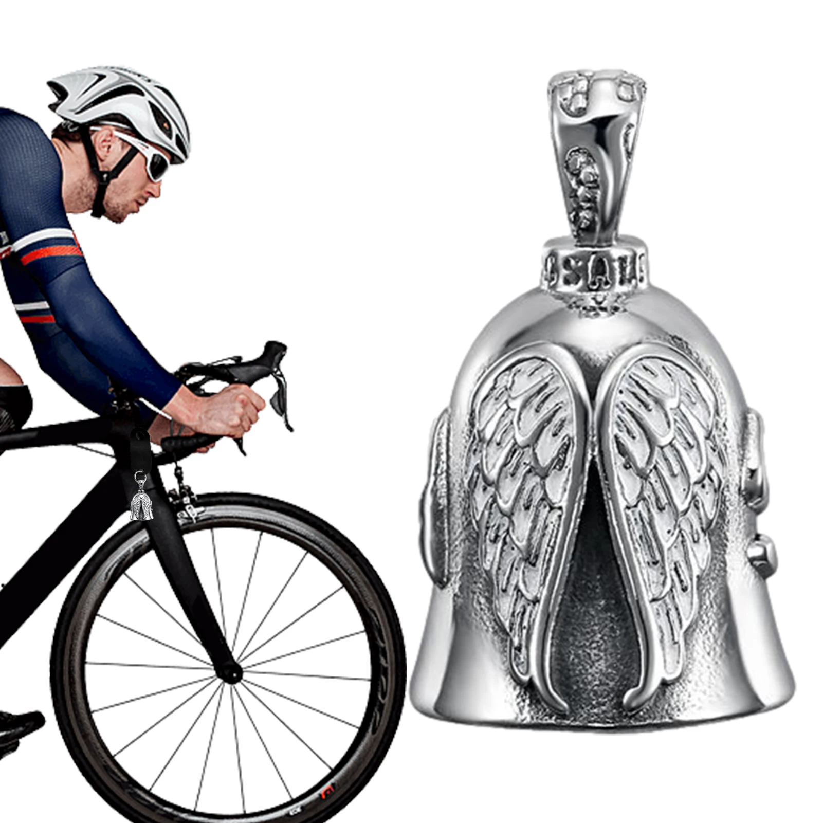 Портативный Мотоциклетный Колокольчик Декоративная Эмблема Ангела Для Езды На