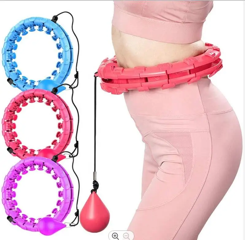 

2022New Hot High Quality Wholesale Fitness Automatic Hula Hooping Box, Smart 24 Knots Hula Hoops