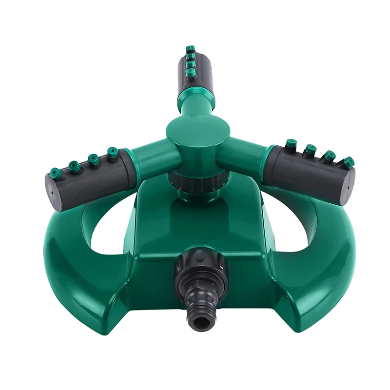 

JFBL Hot Garden Sprinkler, Adjustable Rotating Lawn Sprinkler 360 Degree 3 Arm Rotating Sprinkler,Automatic Water Sprinkler