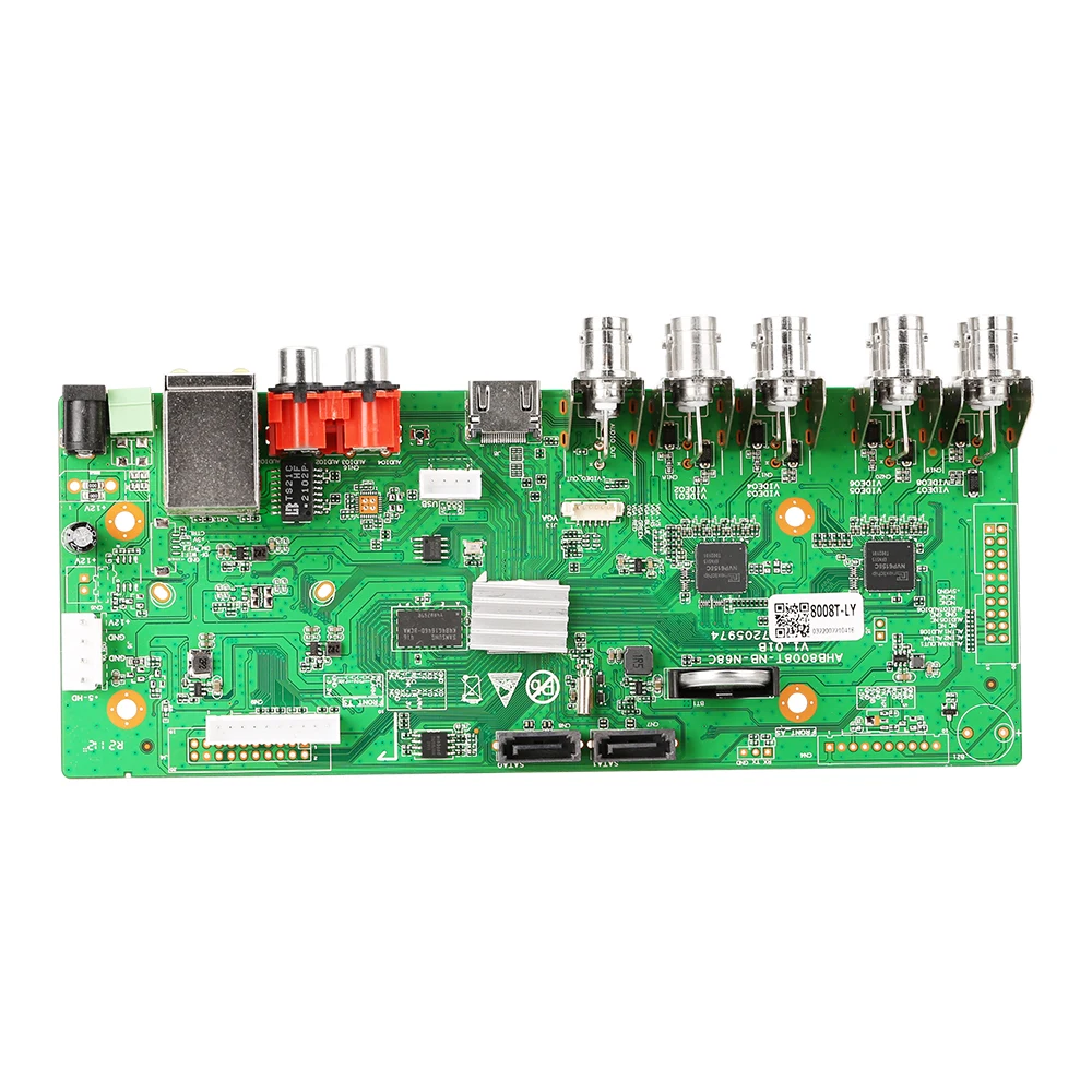 USAFEQLO 8CH AHD 5MPN NOVA DVR основная печатная плата аналоговый IP TVI CVI XVI 1 в Поддержка 8