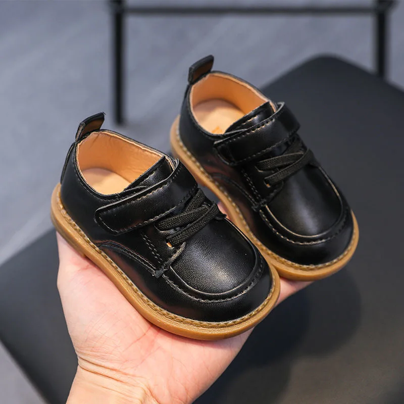 New Spring Baby Toddler Shoes Girls Korean Shoes 0-3 Years Old Infant Casual Shoes Boys Soft Bottom Leather Shoes Outdoor Shoes enlarge