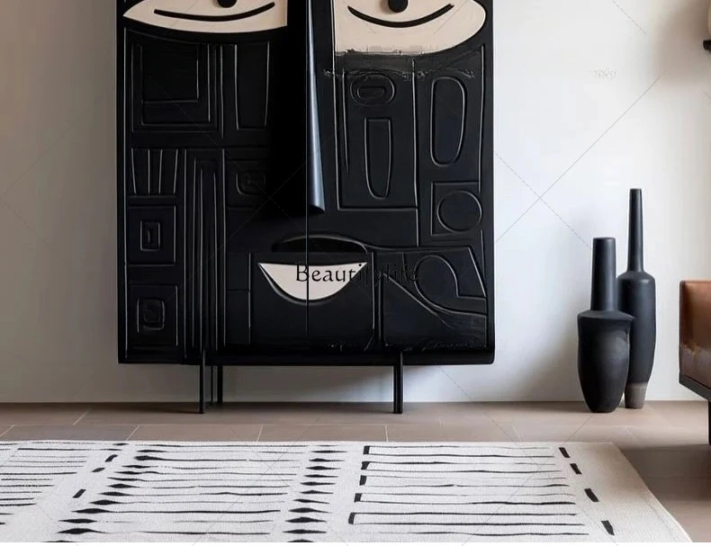 Шкаф-буфет в стиле ретро Miji роскошный высококачественный для средней и древней