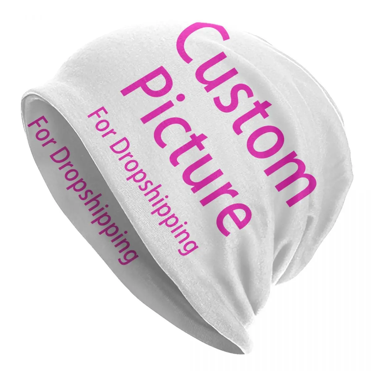 Custom Photo Logo Beanie Cap Unisex Winter Warm Bonnet Knitting Hats Fashion Outdoor Customized DIY Print Skullies Beanies Caps