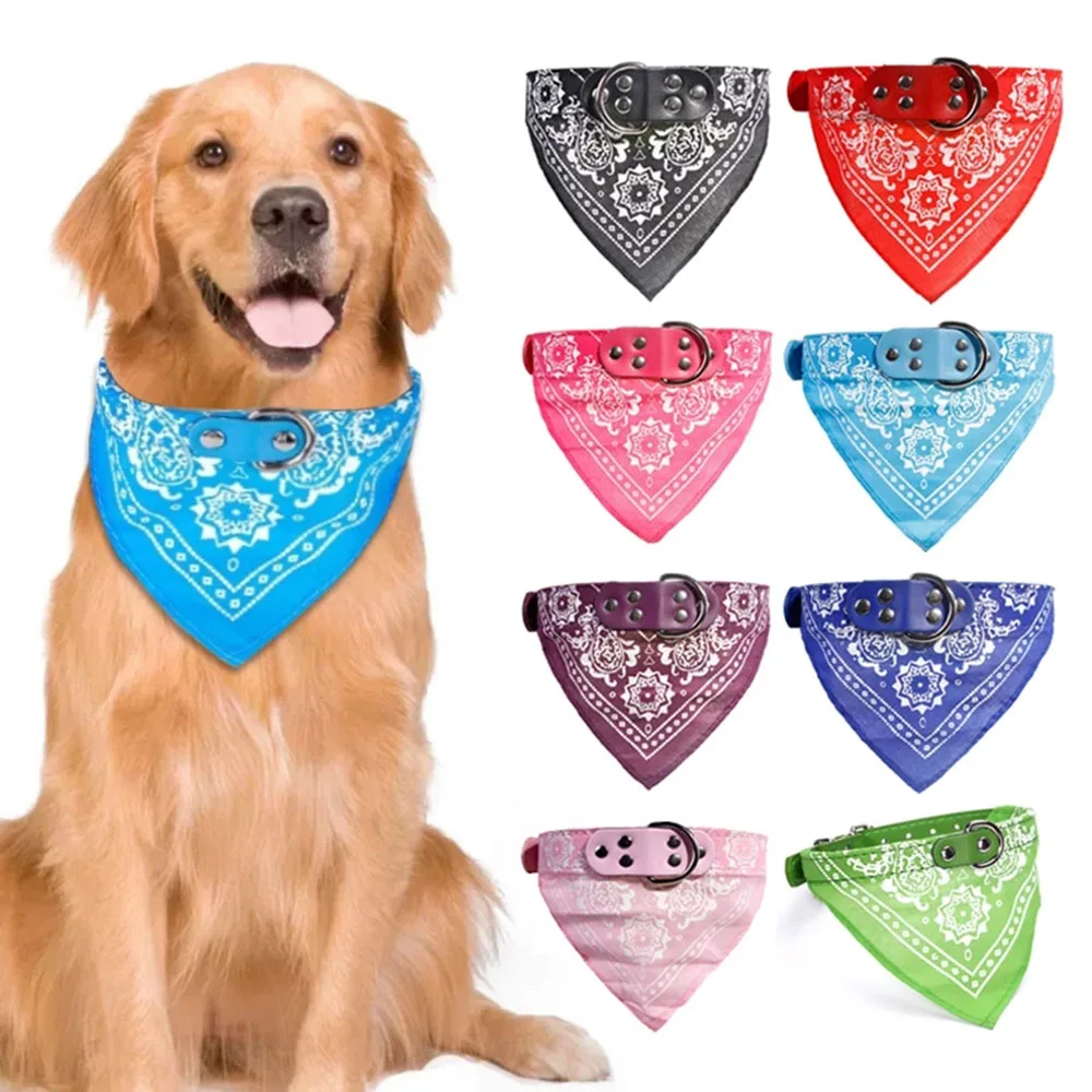 

Print With Neckerchief Towel Cute Cat Pet Bandana Puppy Accessories Collars Dog Dog Collar Scarf Slobber Small Adjustable Pet