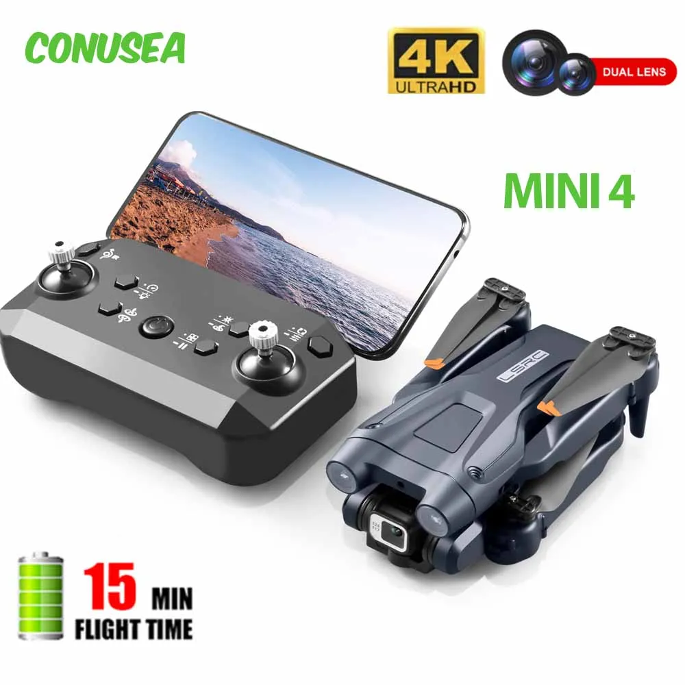 2022 NEW MINI 4 RC Drone drones with camera hd 4k quadcopter WIFI FPV dron helicopter toys for boys men Christmas gift 15mins