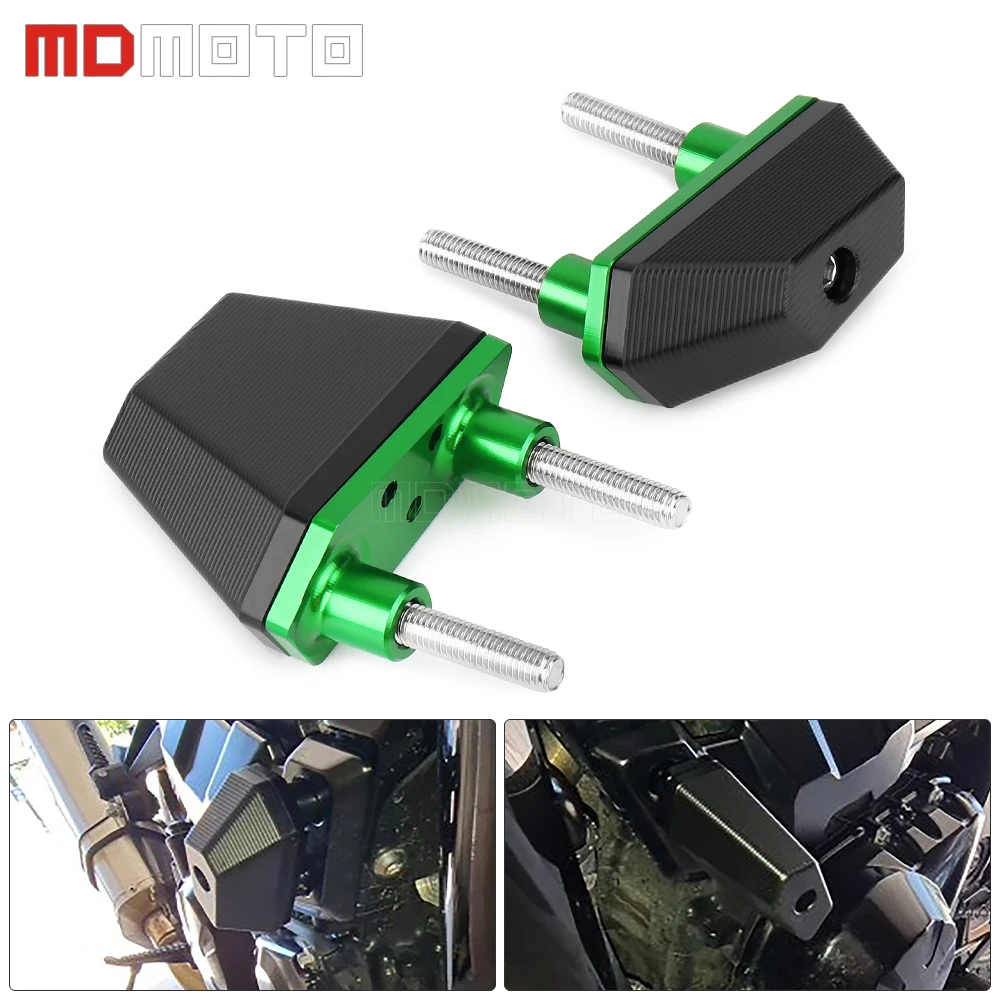 CNC Crash Pads Frame Sliders Protector For Kawasaki Z800 2013 2014 2015 2016 Z750 Z1000 Motorcycle Accessories Parts