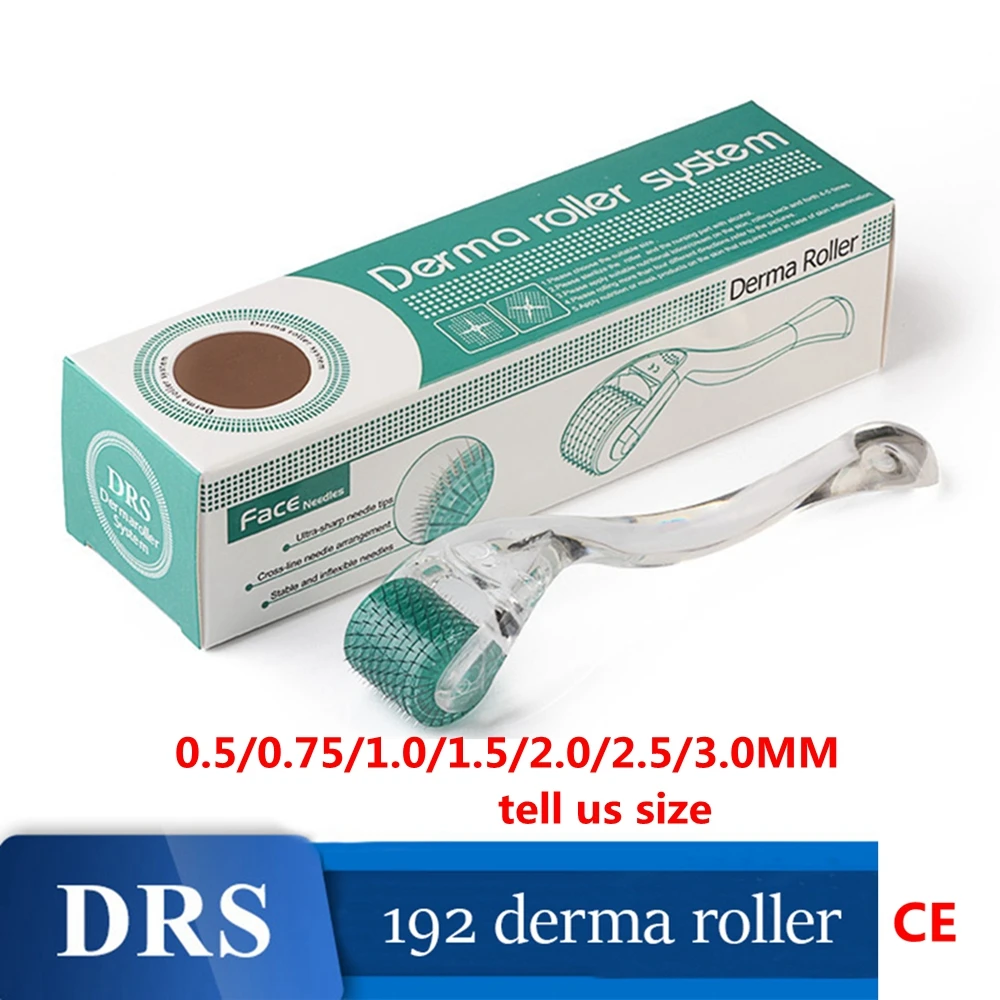 

DRS 192 Derma Roller Face Massage Roller Hair Regrowth Beard Growth Anti Hair Loss Treatment Beauty Tool CE