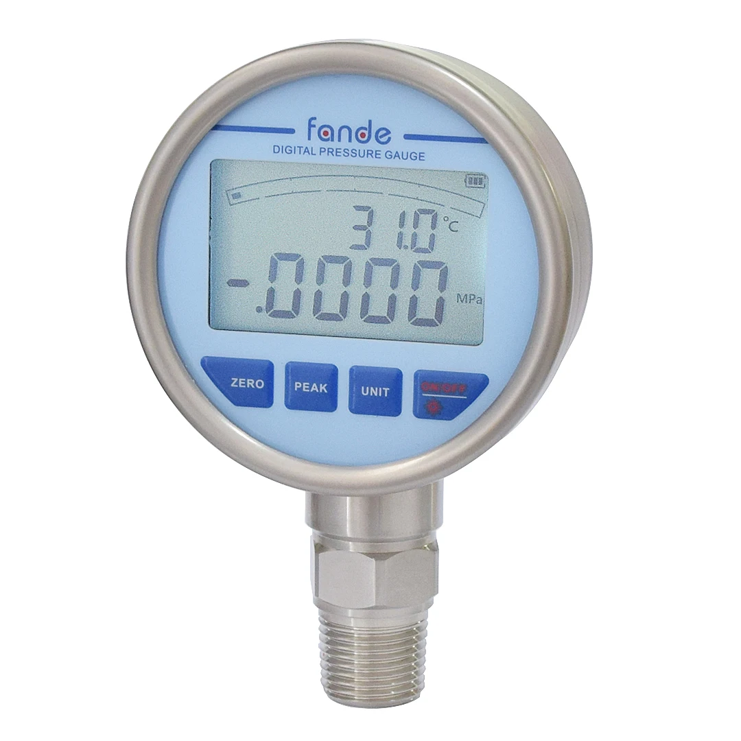 

FANDE Absolute Pressure Gauge Barometer 83mm Accuracy 0.1%FS For Air Gas Water Oil