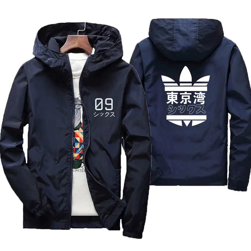 

2023 Fashion Japanese Streetwear Tokyo Bay printing Jacket Hip Hop Patch Designs Slim Fit Pilot Bomber Jacket Coat Men Plus Size