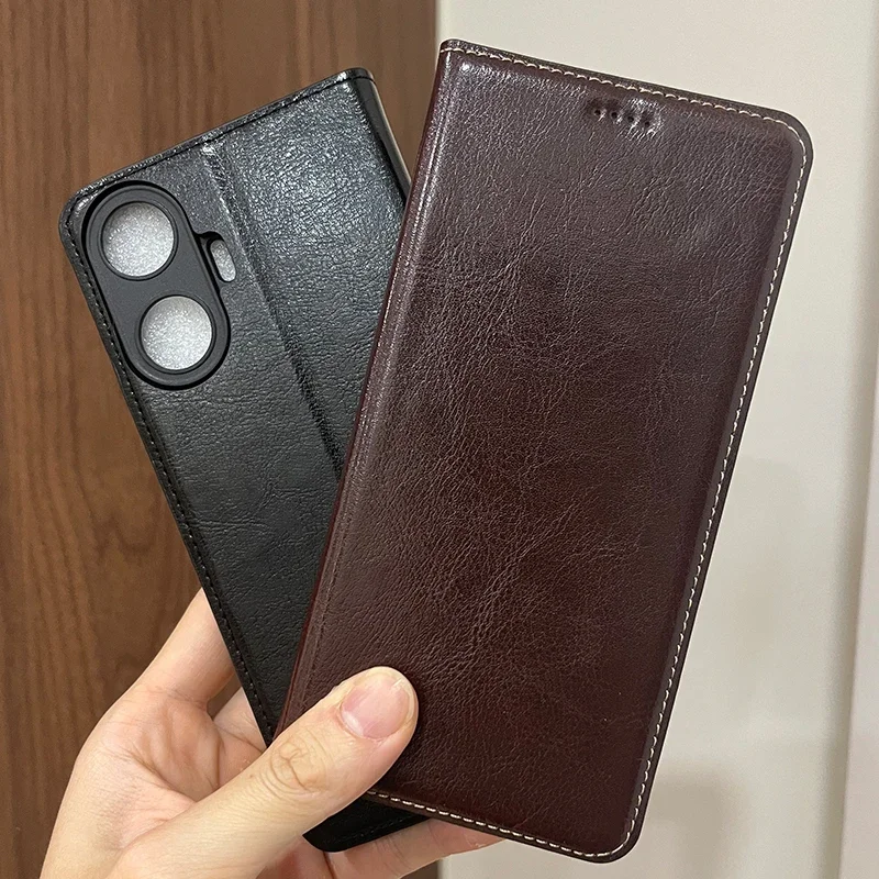 Магнитный чехол-книжка из натуральной кожи для Realmi Realme C55 C53 C35 Global C 53 55 RealmeC55 128/256