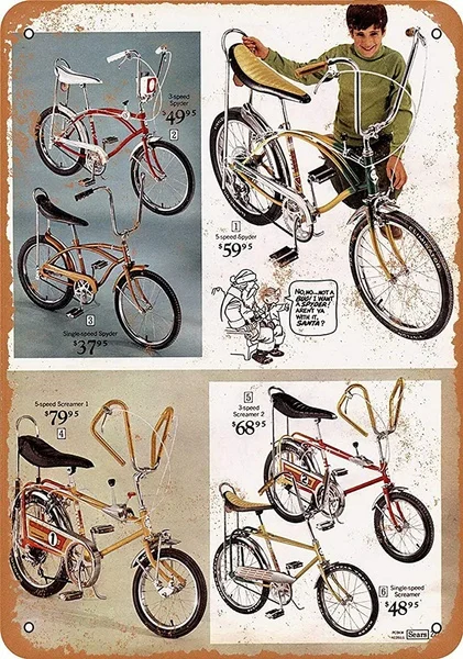 

Bicycles Tin Sign art wall decoration,vintage aluminum retro metal sign