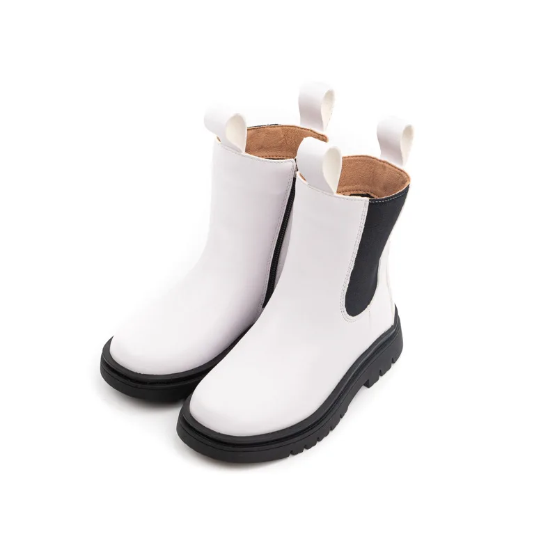 Girls Boots Casual Autumn Winter PU Leather School Boy Shoes Fashion In Snow Boots 2021 NEW enlarge