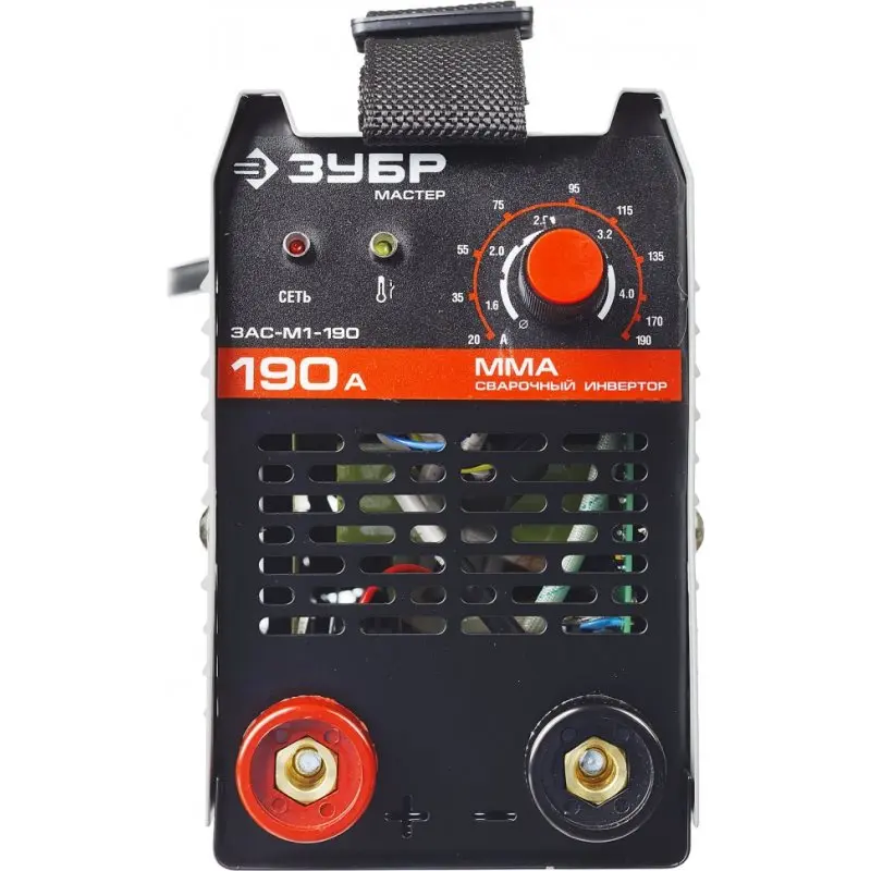 Аппарат сварочный инверторный ЗУБР МАСТЕР ЗАС М1 190 (Диапазон тока 20 190А 6.6 кВт