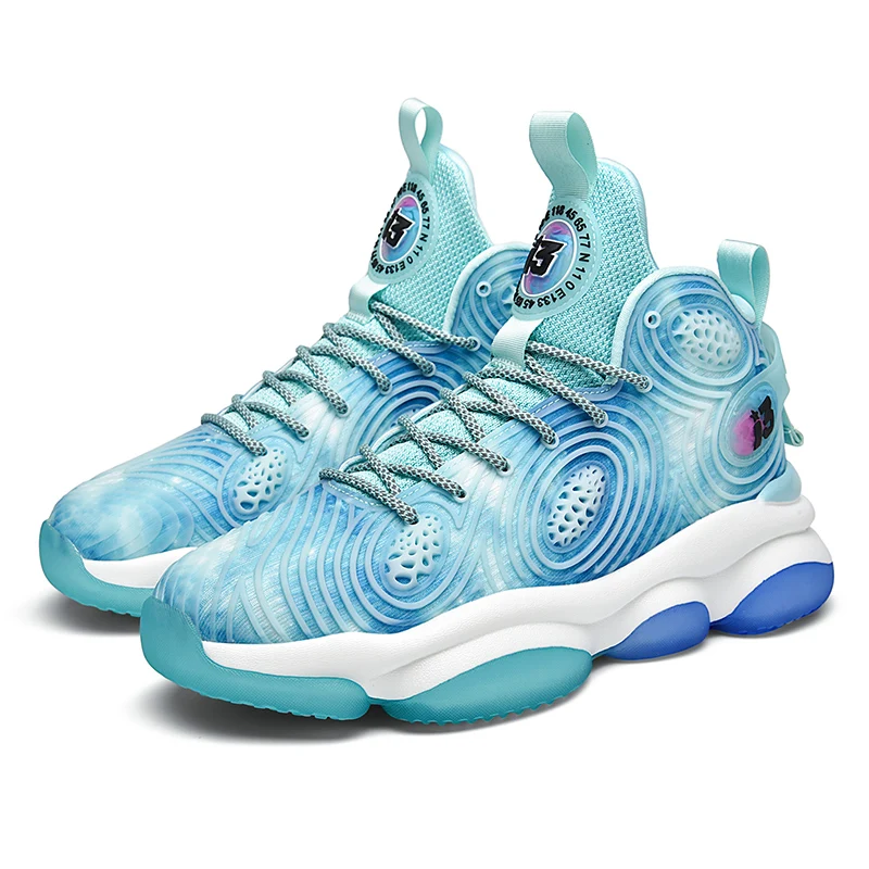 Casual Men's Shoes Youth Children's Shoes Breathable Night Glow Running Shoes