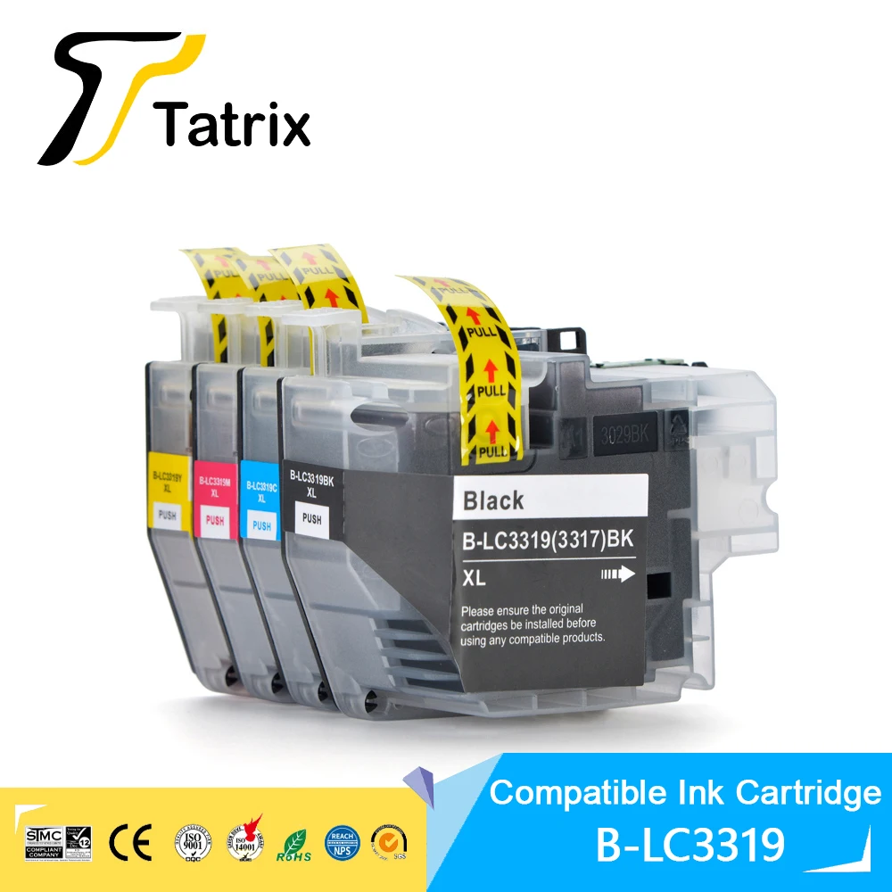 Совместимый чернильный картридж Tatrix LC3319XL LC3319 для Brother MFC-J5330DW/MFC-J5730DW/MFC-J6530DW/MFC-J6730DW