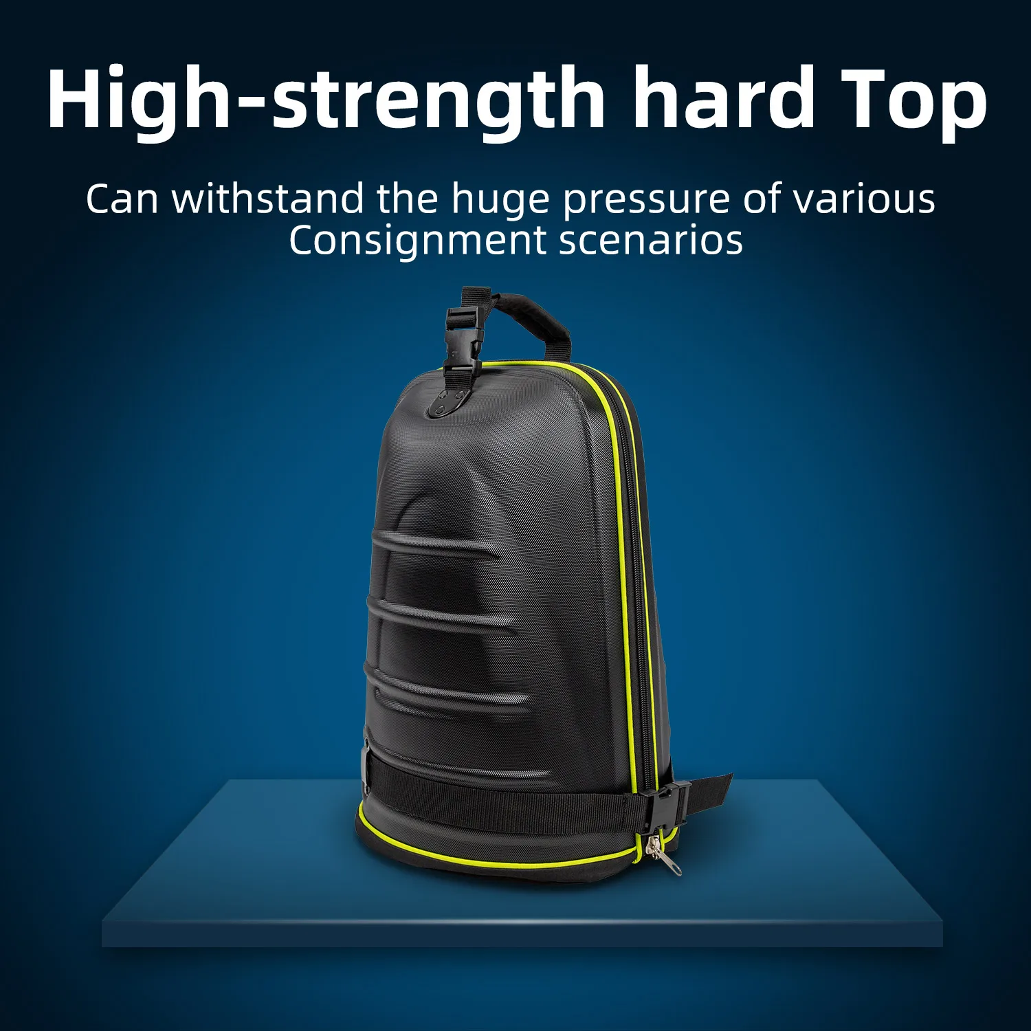 PLAYEAGLE Folding Hard Top Golf Airplane Cover Golf Travel Bag with Wheels and hardcase